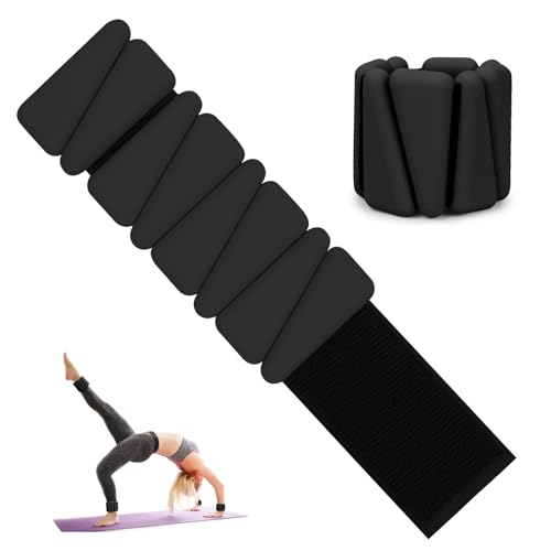 MESUADESI Knöchel- und Handgelenkgewichte für Frauen, verstellbare Knöchelgewichte Silikon-Armbandgewichte Arm-Beingewichte für Damen und Herren, Knöchelgewichte für Yoga, Laufen, Schwimmen, Pilates, von MESUADESI