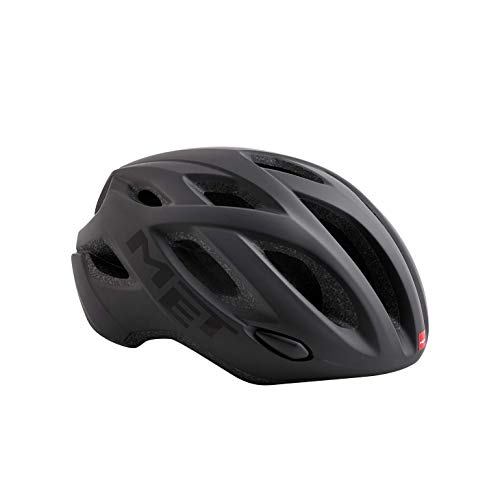 MET Unisex Idolo Fahrradhelm, Black matt, M EU von MET