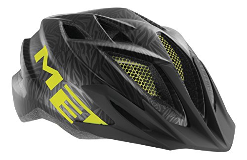 MET Fahrradhelm Crackerjack, Black/Green, 52-57 cm MET Fahrradhelm Crackerjack, Black/Green, 52-57 cm von MET