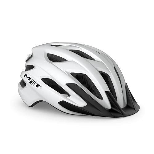 MET Fahrradhelm Crossover, Weiß matt, M, 570013 MET Fahrradhelm Crossover, Weiß matt, M, 570013 von MET