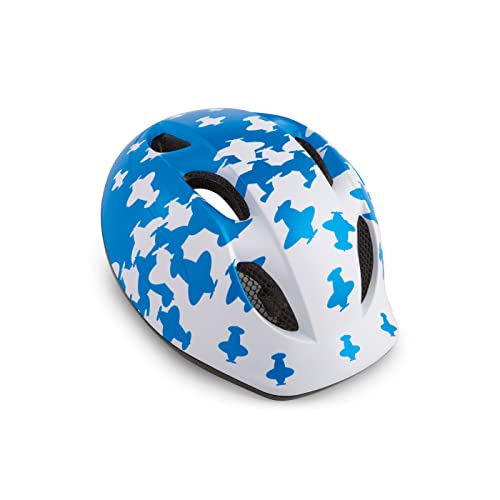 MET Kinder Fahrradhelm Super Buddy, Blue Airplanes, 52-57 cm MET Kinder Fahrradhelm Super Buddy, Blue Airplanes, 52-57 cm von MET