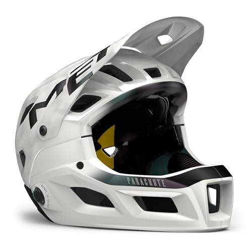 MET Sport Casco Parachute MCR MIPS Helm, Weiß (Weiß), S von MET