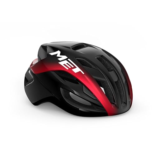 MET Unisex – Erwachsene Rivale MIPS Renradhelm, Black/Red Metallic, L / 58-61cm MET Unisex – Erwachsene Rivale MIPS Renradhelm, Black/Red Metallic, L / 58-61cm von MET
