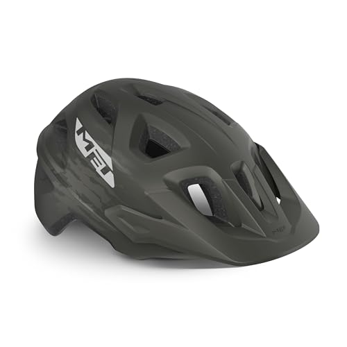 MET Sport Helm Echo MIPS Titan Metall matt Helmet, Mehrfarbig (Mehrfarbig), L von MET