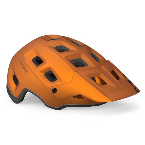 MET Sport Helm Terranova MIPS Helmet, Orange (Orange), L von MET