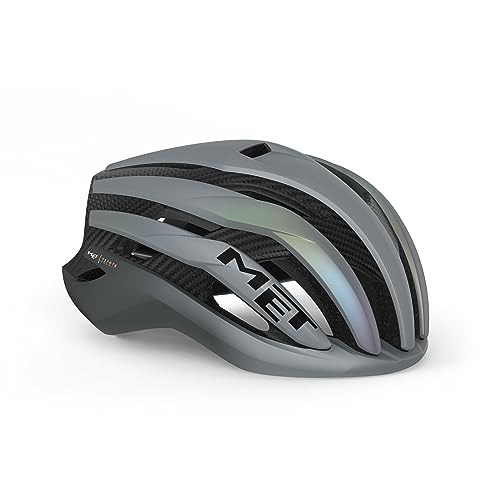 MET Sport Helm Trenta 3k Carbon MIPS Helmet, Grau (Grau), S von MET