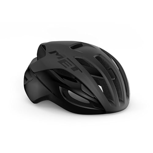 MET Unisex-Adult Rivale Renradhelm, Black Matt Glossy, S MET Unisex-Adult Rivale Renradhelm, Black Matt Glossy, S von MET