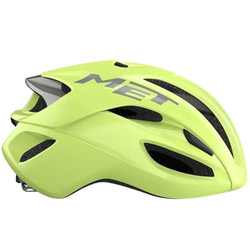 MET Unisex – Erwachsene Rivale MIPS Renradhelm, Lime Blast, L / 58-61cm von MET