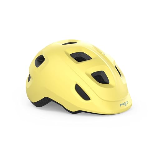 MET Unisex-Youth Hooray Helmes, Soft Yellow, S MET Unisex-Youth Hooray Helmes, Soft Yellow, S von MET