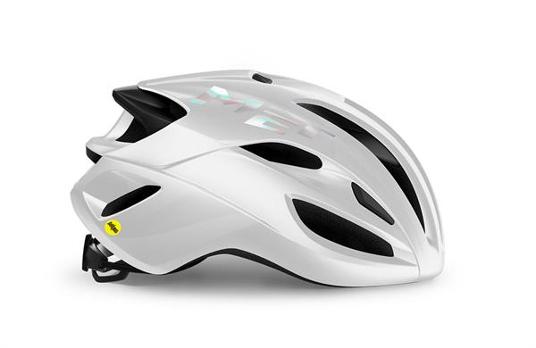 Met Rivale Mips White Glossy. Weißer Rennradhelm Met Rivale Mips White Glossy. Weißer Rennradhelm von MET