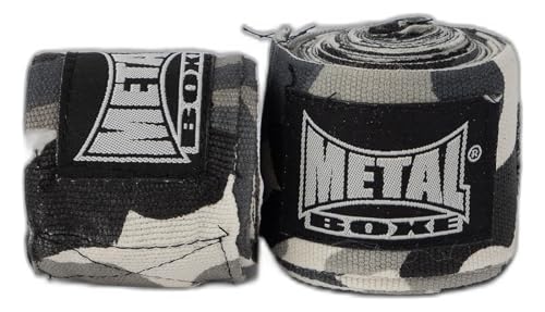 METAL BOXE Boxband, 4 m Trainingsband, Mehrfarbig (Camouflage Grau), 4m von METAL BOXE