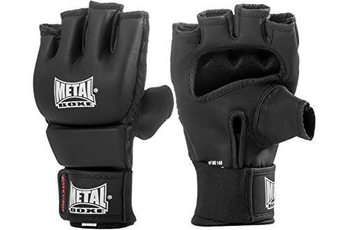 METAL BOXE Freie Kampfhandschuhe, Schwarz Senior von METAL BOXE