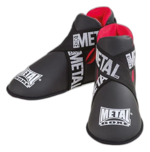 METAL BOXE Fußschutz, Größe L, Schwarz/Rot von METAL BOXE