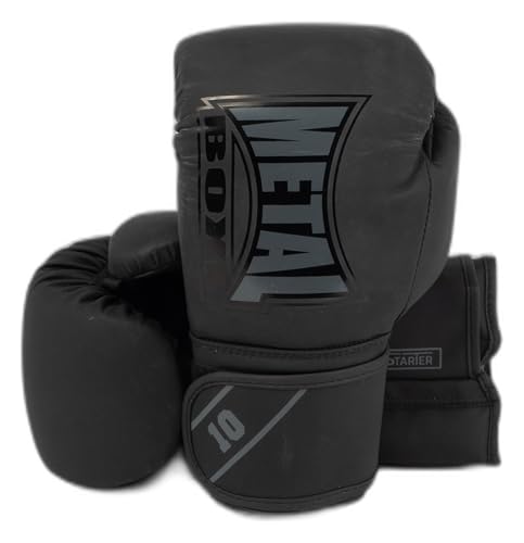 METAL BOXE Gants de Boxe Entraînement Starter Noir/Gris 14 oz METAL BOXE Gants de Boxe Entraînement Starter Noir/Gris 14 oz von METAL BOXE