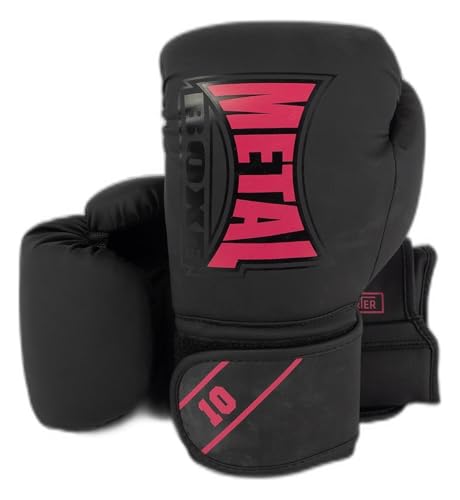 METAL BOXE Gants de Boxe Entraînement Starter Noir/Rose 12 oz METAL BOXE Gants de Boxe Entraînement Starter Noir/Rose 12 oz von METAL BOXE