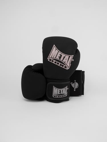 METAL BOXE Gants de Boxe Lavable Noir 12 oz METAL BOXE Gants de Boxe Lavable Noir 12 oz von METAL BOXE