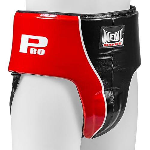 METAL BOXE Herren Coquille professionnelle Club Line Professionelle Schale, Schwarz/Rot, S/M METAL BOXE Herren Coquille professionnelle Club Line Professionelle Schale, Schwarz/Rot, S/M von METAL BOXE