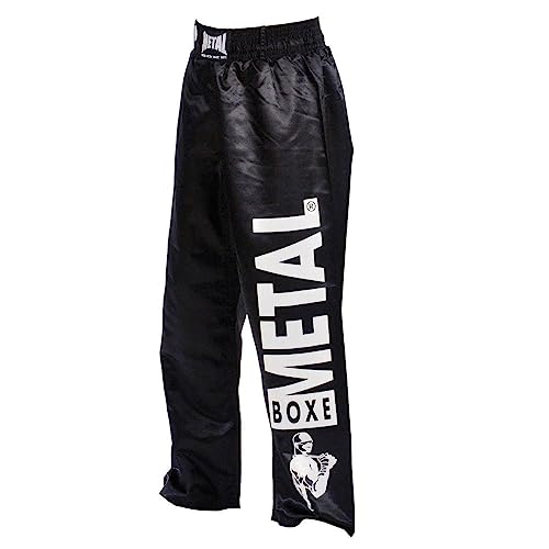 METAL BOXE Erwachsene, Unisex Pantalon Noir Taille 180cm Boxhose, Schwarz/Weiß, 180 EU METAL BOXE Erwachsene, Unisex Pantalon Noir Taille 180cm Boxhose, Schwarz/Weiß, 180 EU von METAL BOXE