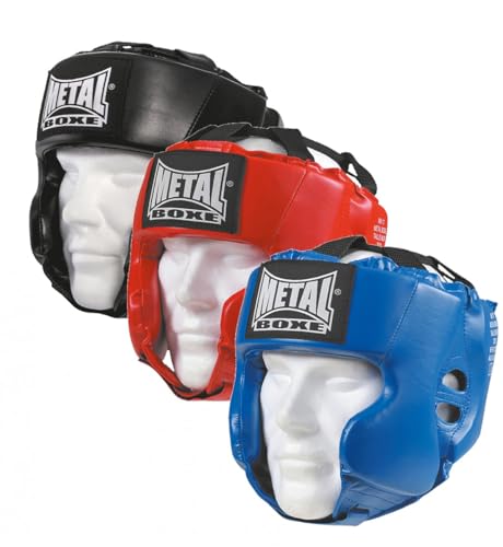 METAL BOXE MB117 Kopfschutz/Helm fürs Boxen/Kampfsport Kinder rot von METAL BOXE