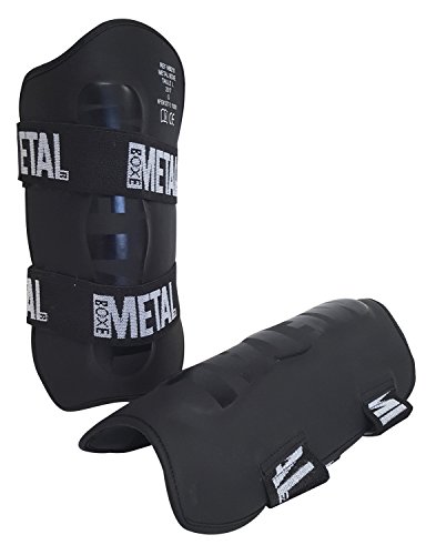 METAL BOXE MB210 Schienbeinschoner/Füße S schwarz von METAL BOXE