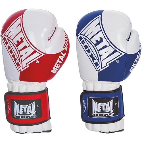 METAL BOXE MB215 Handschuhe, blau, Taille 8 oz von METAL BOXE