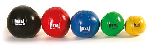 METAL BOXE MB323 Medizin Ball Unisex, Uni, MB323, Schwarz, 5 kg von METAL BOXE