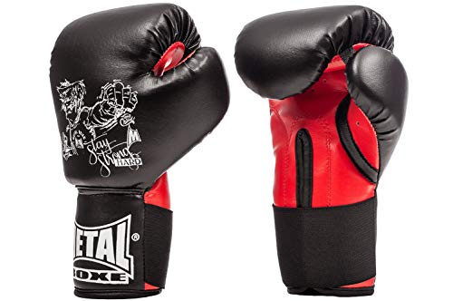 METAL BOXE PB100 Handschuhe Kinder, Kinder, PB100, Schwarz, Taille 4 oz von METAL BOXE