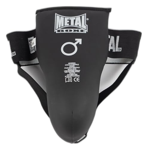 METAL BOXE Semi-Pro Tiefschutz für Herren, Herren, Semi-pro, schwarz von METAL BOXE