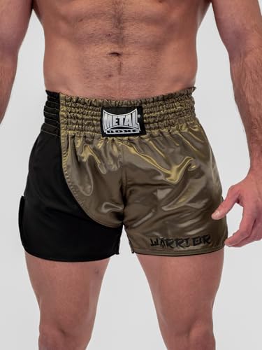 METAL BOXE Short Kickboxing Warrior Noir/Kaki M von METAL BOXE