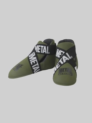 METAL BOXE Unisex – Erwachsene Protège-Pieds Fußschutz, Khaki, Medium von METAL BOXE