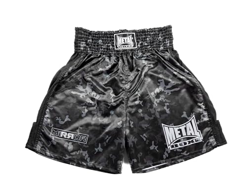 METAL BOXE Unisex – Erwachsene Short Boxe Anglaise Mirror L, Schwarz, Large METAL BOXE Unisex – Erwachsene Short Boxe Anglaise Mirror L, Schwarz, Large von METAL BOXE