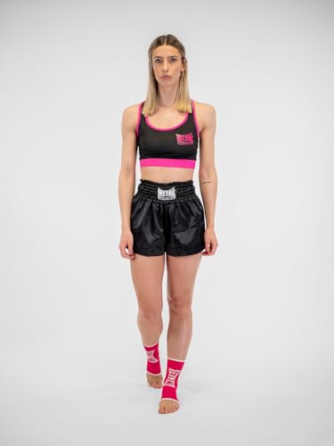 METAL BOXE Unisex – Erwachsene Short Kickboxing Extrem Noir L, Schwarz, Large von METAL BOXE