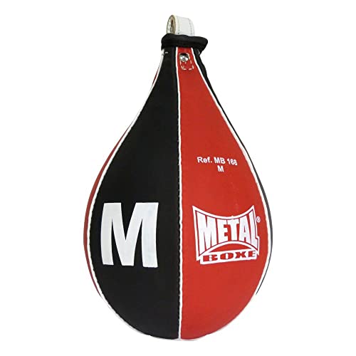 Metal Boxe MB168 Poire de vitesse Noir/Rouge Taille M Metal Boxe MB168 Poire de vitesse Noir/Rouge Taille M von METAL BOXE