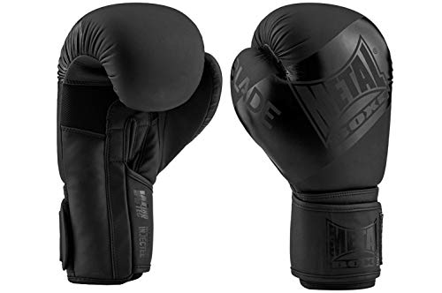 METAL BOXE Unisex Blade Boxhandschuhe, Schwarz, 10 oz EU von METAL BOXE