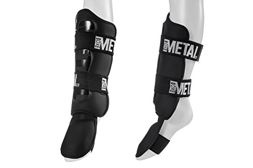 Metal Boxe MB210 Protège-tibias/pieds Noir Taille M von METAL BOXE