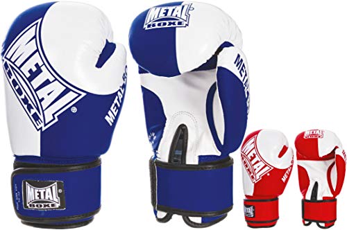 METAL BOXE Boxhandschuhe, blau, 340 g von METAL BOXE