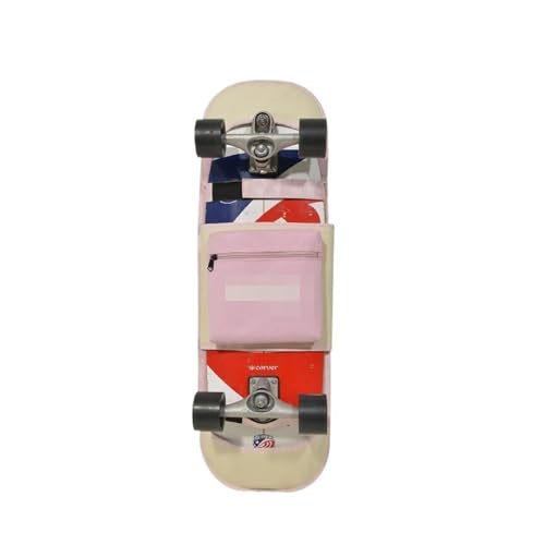 METHEDS Skateboard Tasche Geeignet für Maple Land Surf Double Kick, Taschen Skateboard Ausrüstung, Geeignet für Reisen Frauen Männer Anfänger(Pink) von METHEDS