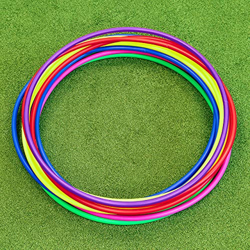 METIS Hula-Hoop-Reifen – Fitness & Tanz | Kinder, Schlue, Turnen | 6er oder 12er Bündel – Multifarbige | 4 Größen erhältlich: 45 cm, 60 cm, 76 cm & 92 cm (60 cm, 12er Bündel) von METIS