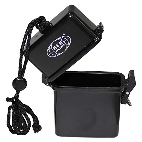 Box, Kunststoff, wasserdicht, Nackenband, schwarz Box, Kunststoff, wasserdicht, Nackenband, schwarz von MFH