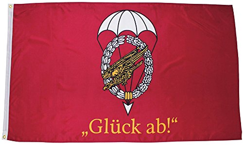 MFH Fahne, Fallschirmjäger, Polyester, Gr. 90 x 150 cm MFH Fahne, Fallschirmjäger, Polyester, Gr. 90 x 150 cm von MFH