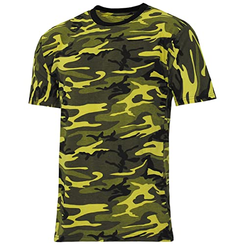 MFH US Streetstyle T-Shirt - Yellow Camo Größe XXL von MFH