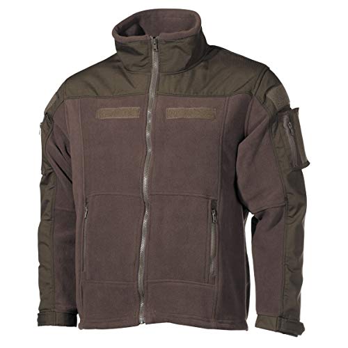 MFH Fleece-Jacke Combat (DE/NL/SE/PL, Alphanumerisch, 3XL, Regular, Regular, oliv) von MFH