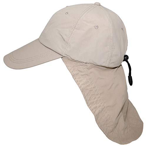 MFH 10424F Cap Sahara mit langem Nackenschutz (Khaki) von MFH