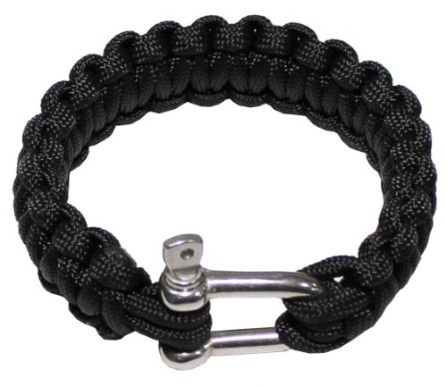 MFH Armband Paracord Breite 2.3cm, schwarz, L MFH Armband Paracord Breite 2.3cm, schwarz, L von MFH