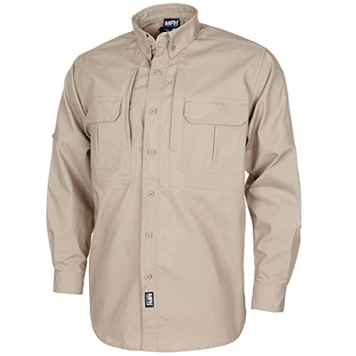 MFH Attack Teflonbeschichtet Langarm-Shirt Ripstop - Khaki Größe L MFH Attack Teflonbeschichtet Langarm-Shirt Ripstop - Khaki Größe L von MFH