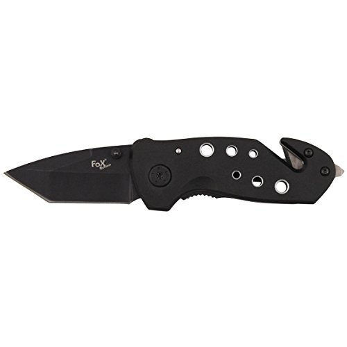 MFH Einhand Klappmesser mit gelochtem Griff und Gurtschneider Glasbrecher Taschenmesser Outdoormesser Samurai Mittelalter MFH Einhand Klappmesser mit gelochtem Griff und Gurtschneider Glasbrecher Taschenmesser Outdoormesser Samurai Mittelalter von MFH