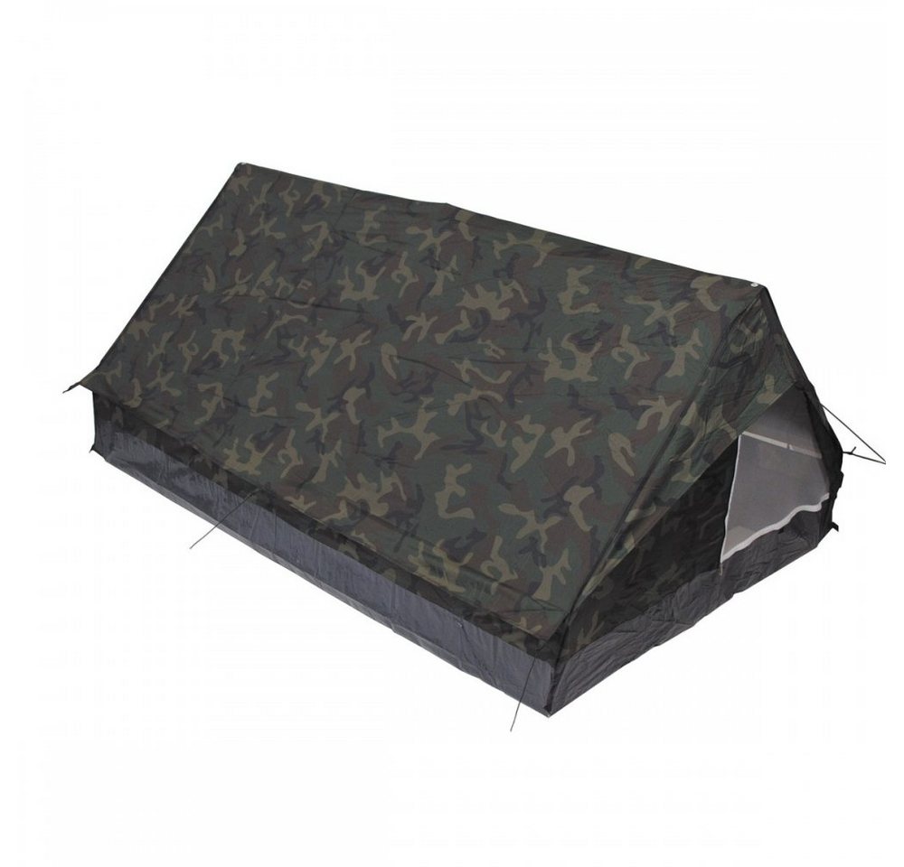 MFH Firstzelt Zelt, Minipack, woodland, Gr. 213x137x97cm, Moskitonetz MFH Firstzelt Zelt, Minipack, woodland, Gr. 213x137x97cm, Moskitonetz von MFH
