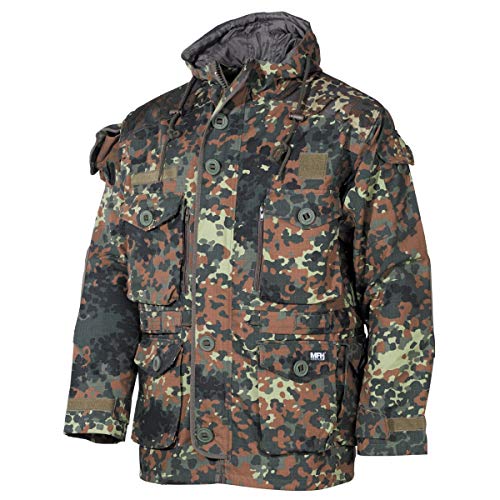 MFH Herren Commando Jacke Smock Flecktarn Größe XXL von MFH