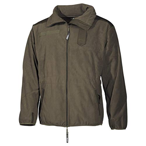 MFH Herren Fleece Jacke Alpin Wasser & Winddicht Atmungsaktiv, oliv, M von MFH