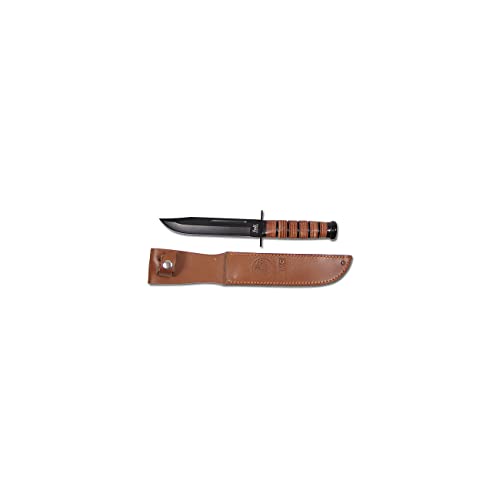 MFH Kampfmesser Usmc Griff Aus Lederringen Lederscheide, schwarz MFH Kampfmesser Usmc Griff Aus Lederringen Lederscheide, schwarz von MFH